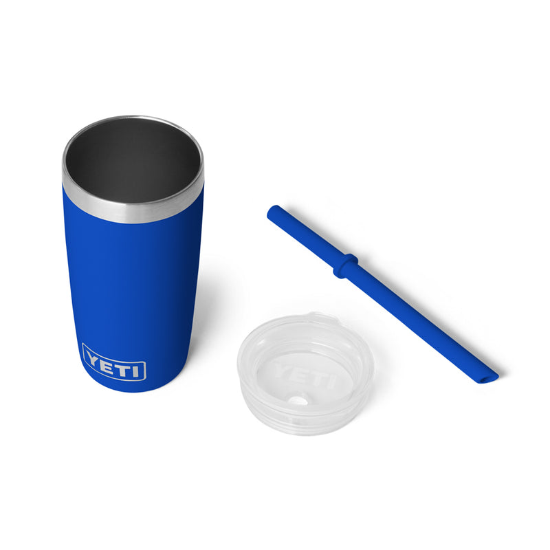 21071507774 TERMO RAMBLER JR 10oz STRAW LID ROYAL BLUE MARCA YETI