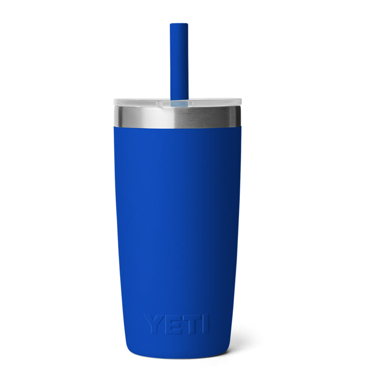 21071507774 TERMO RAMBLER JR 10oz STRAW LID ROYAL BLUE MARCA YETI