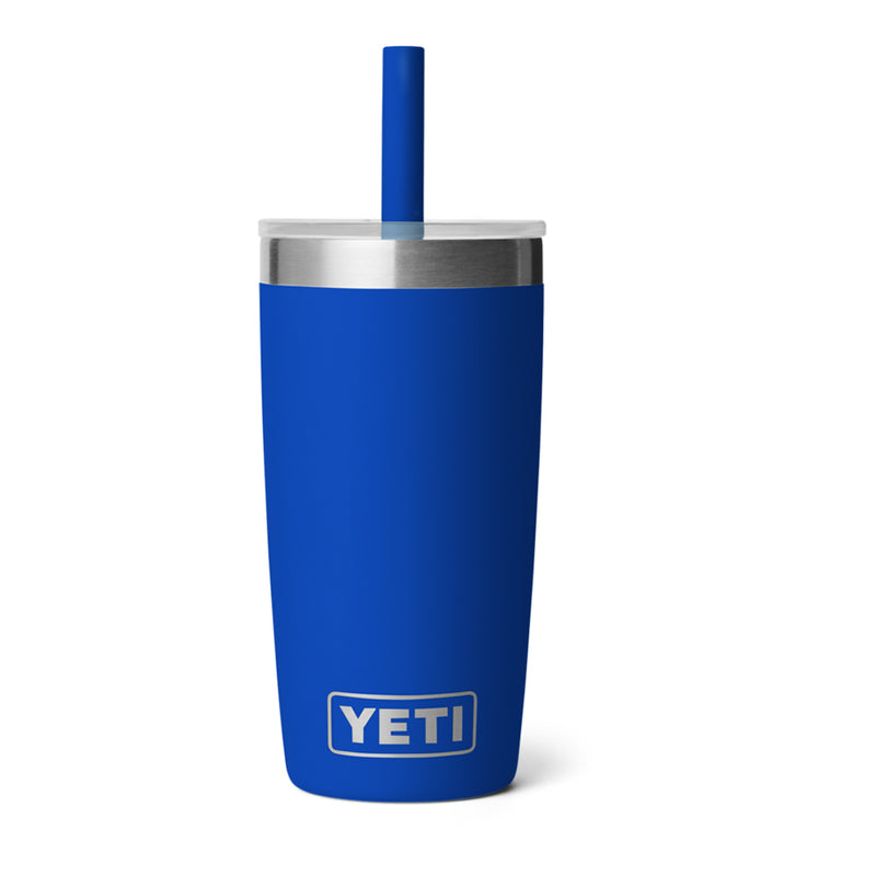 21071507774 TERMO RAMBLER JR 10oz STRAW LID ROYAL BLUE MARCA YETI