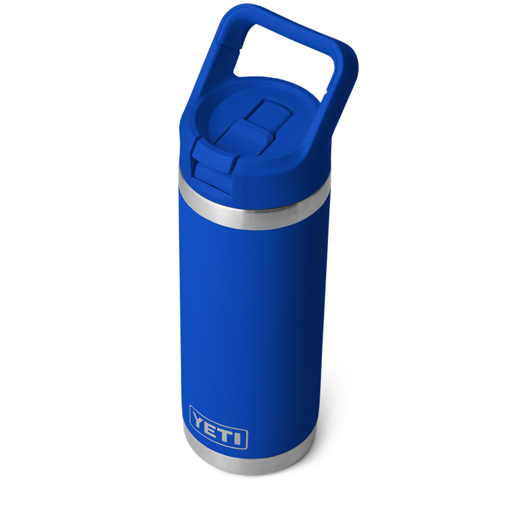 21071507791 TERMO RAMBLER 18oz BOTTLE STRAW CAP COLOR MATCHED ROYAL BLUE MARCA YETI