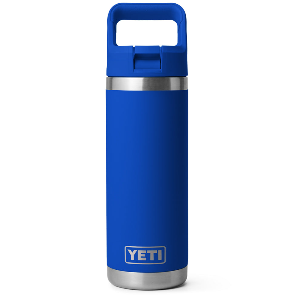 21071507791 TERMO RAMBLER 18oz BOTTLE STRAW CAP COLOR MATCHED ROYAL BLUE MARCA YETI