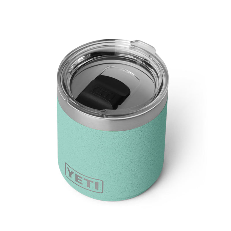 21071507893 TERMO RAMBLER 10oz LOWBALL 2.0 CON CERAMICA TAPA MAGNETICA SEA STONE MARCA YETI