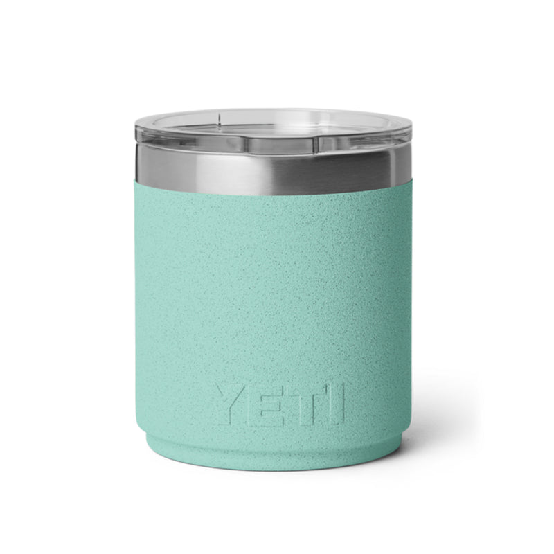 21071507893 TERMO RAMBLER 10oz LOWBALL 2.0 CON CERAMICA TAPA MAGNETICA SEA STONE MARCA YETI