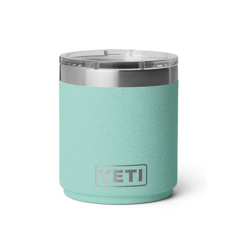 21071507893 TERMO RAMBLER 10oz LOWBALL 2.0 CON CERAMICA TAPA MAGNETICA SEA STONE MARCA YETI