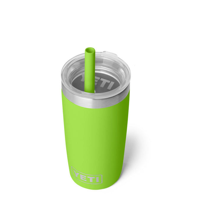 21071508020 TERMO RAMBLER JR 10oz STRAW LID VENOM MARCA YETI