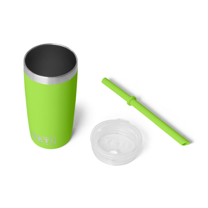 21071508020 TERMO RAMBLER JR 10oz STRAW LID VENOM MARCA YETI