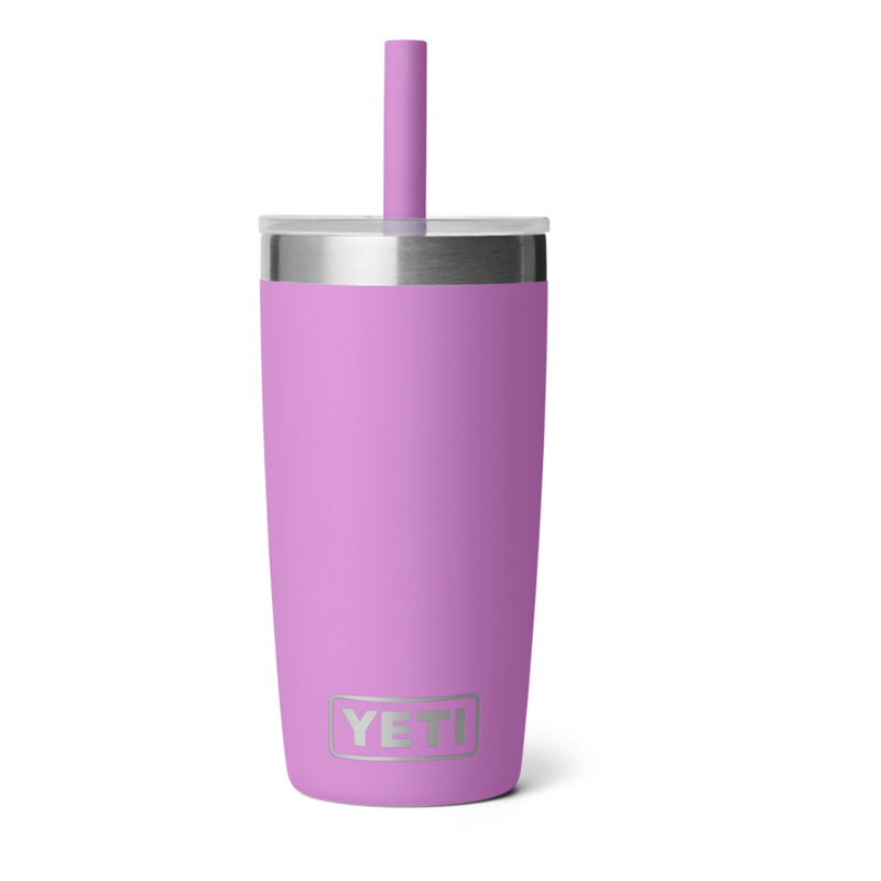 21071508021 TERMO RAMBLER JR 10oz STRAW LID DESERT BLOOM MARCA YETI