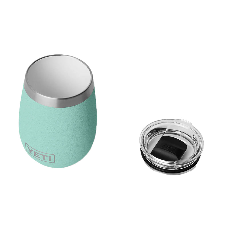 21071508022 TERMO RAMBLER 10oz WINE CON CERAMICA TAPA MAGNETICA SEA STONE MARCA YETI