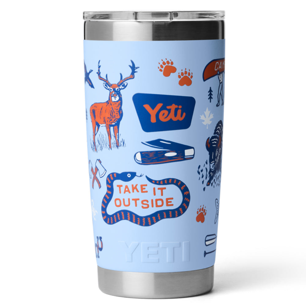 21071508026 TERMO RAMBLER 20oz BIG SKY SUMMER CAMP MARCA YETI