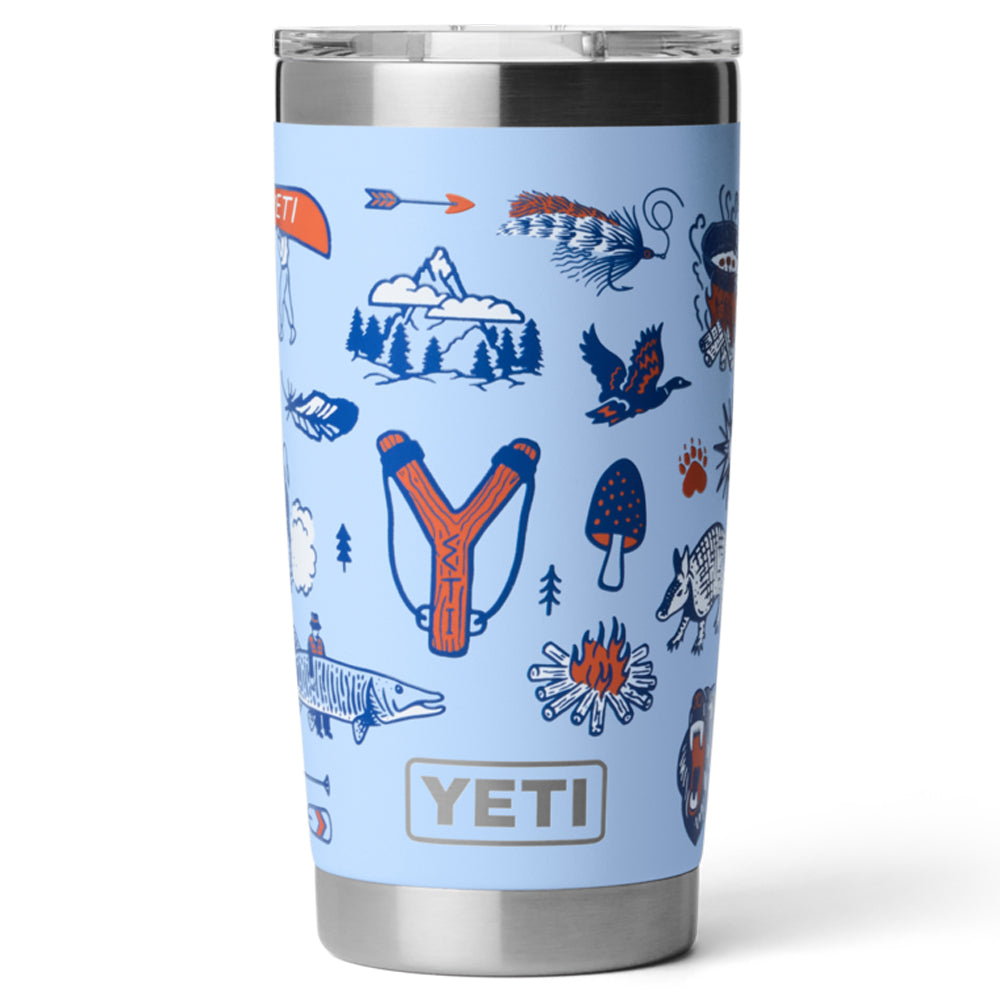 21071508026 TERMO RAMBLER 20oz BIG SKY SUMMER CAMP MARCA YETI