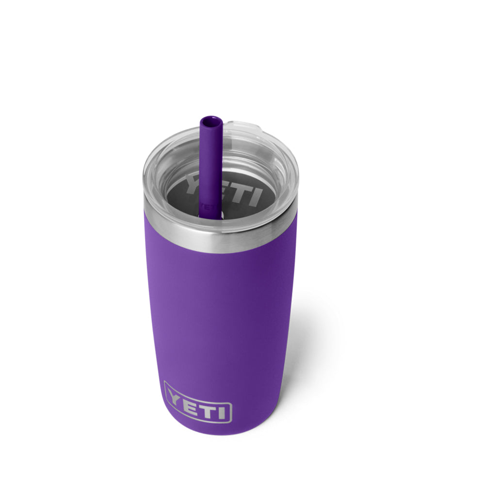 21071508283 TERMO RAMBLER JR 10oz STRAW LID PACE PURPLE MARCA YETI