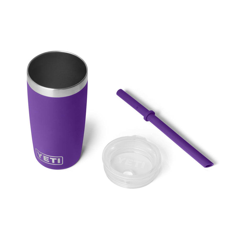 21071508283 TERMO RAMBLER JR 10oz STRAW LID PACE PURPLE MARCA YETI