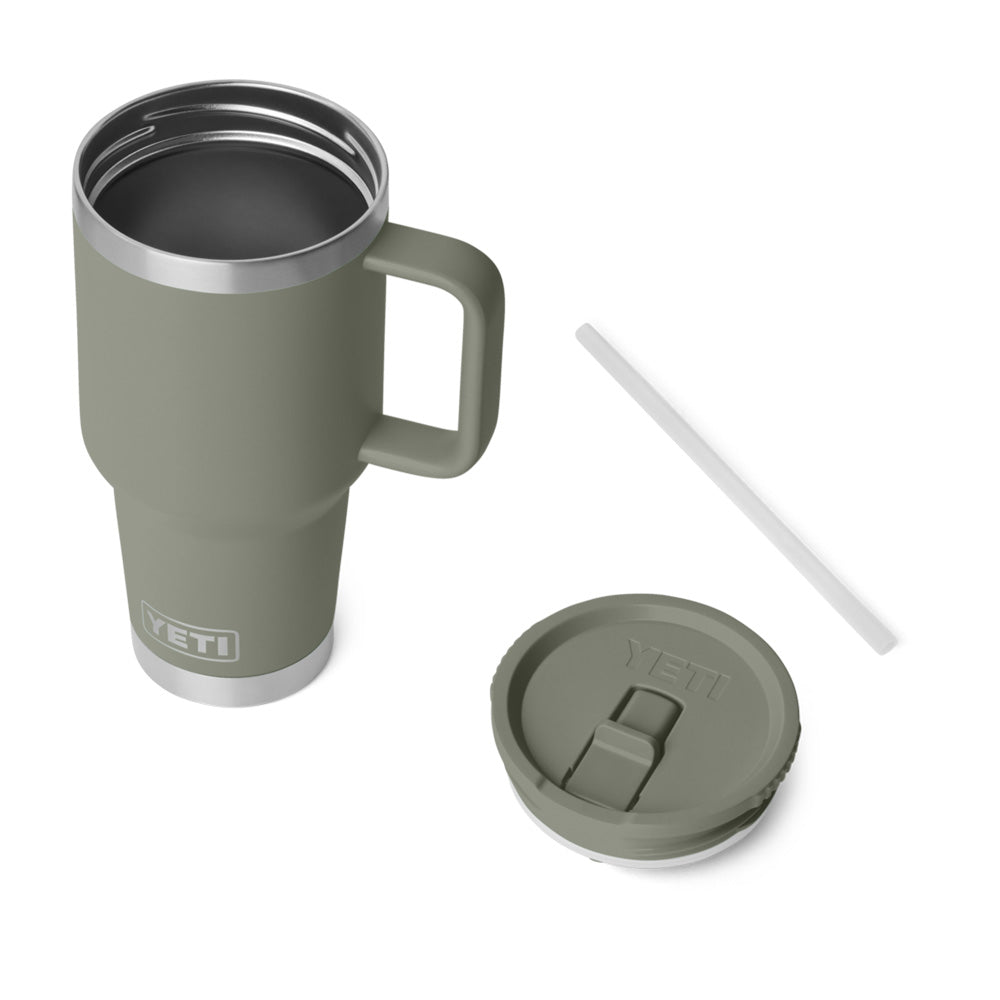 TAZA YETI 30oz TRAVEL STRAW MUG CAP COLOR PAMPA GREEN 21071508340
