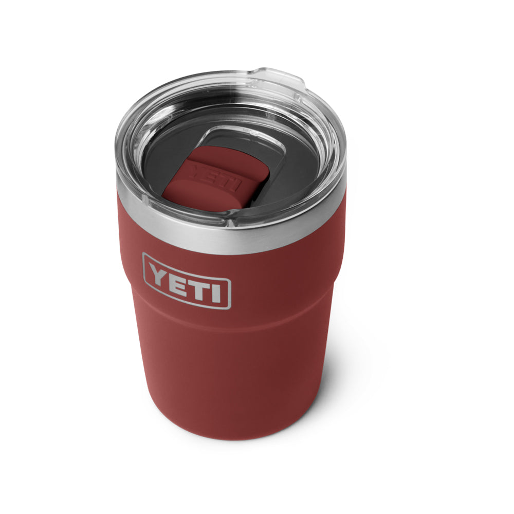 21071508350 TERMO RAMBLER 16oz STACKABLE CUP TAPA MAGNETICA STAG RED MARCA YETI