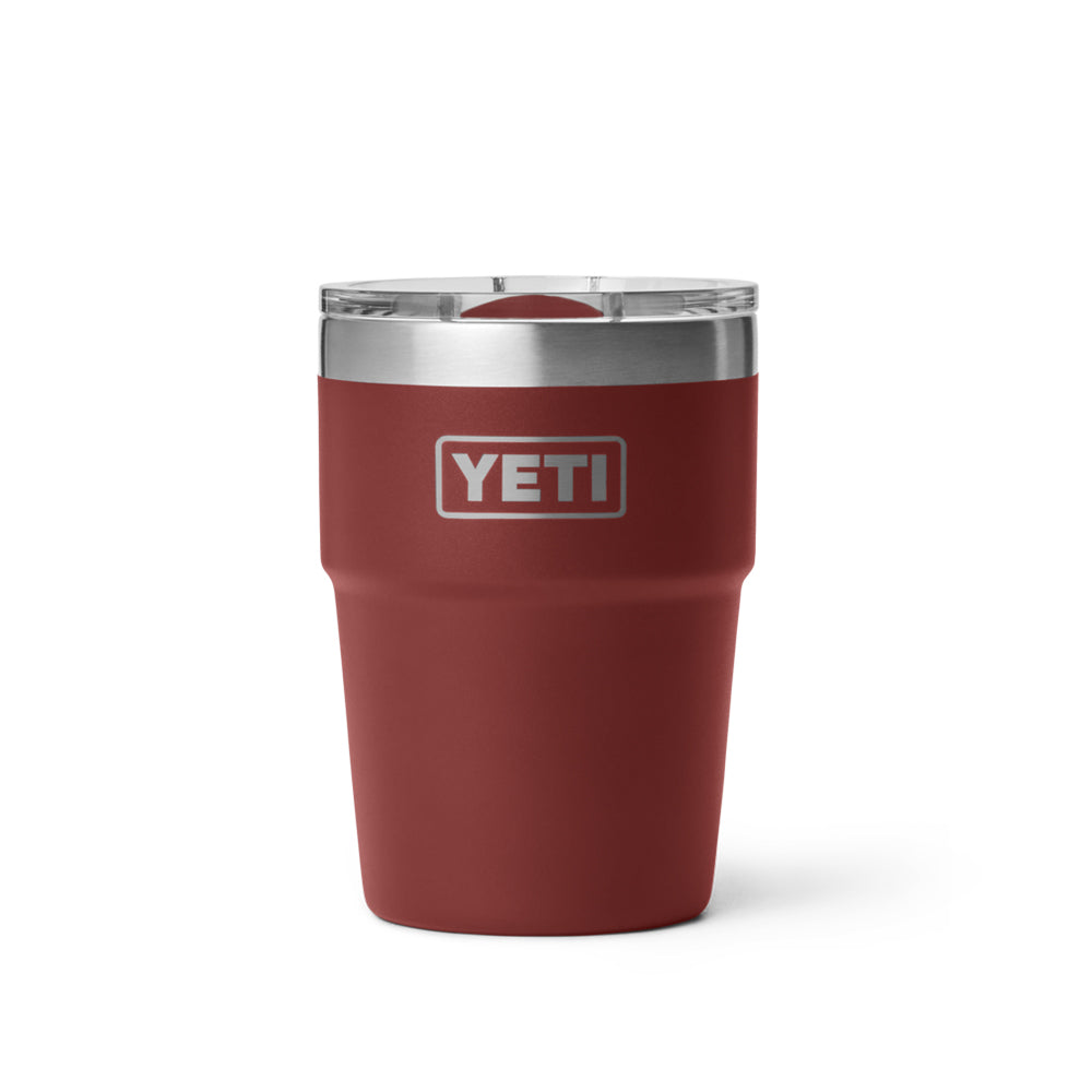 21071508350 TERMO RAMBLER 16oz STACKABLE CUP TAPA MAGNETICA STAG RED MARCA YETI