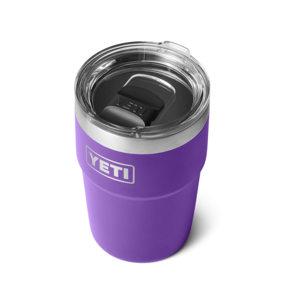 21071508368 TERMO RAMBLER 16oz STACKABLE CUP TAPA MAGNETICA PACE PURPLE MARCA YETI