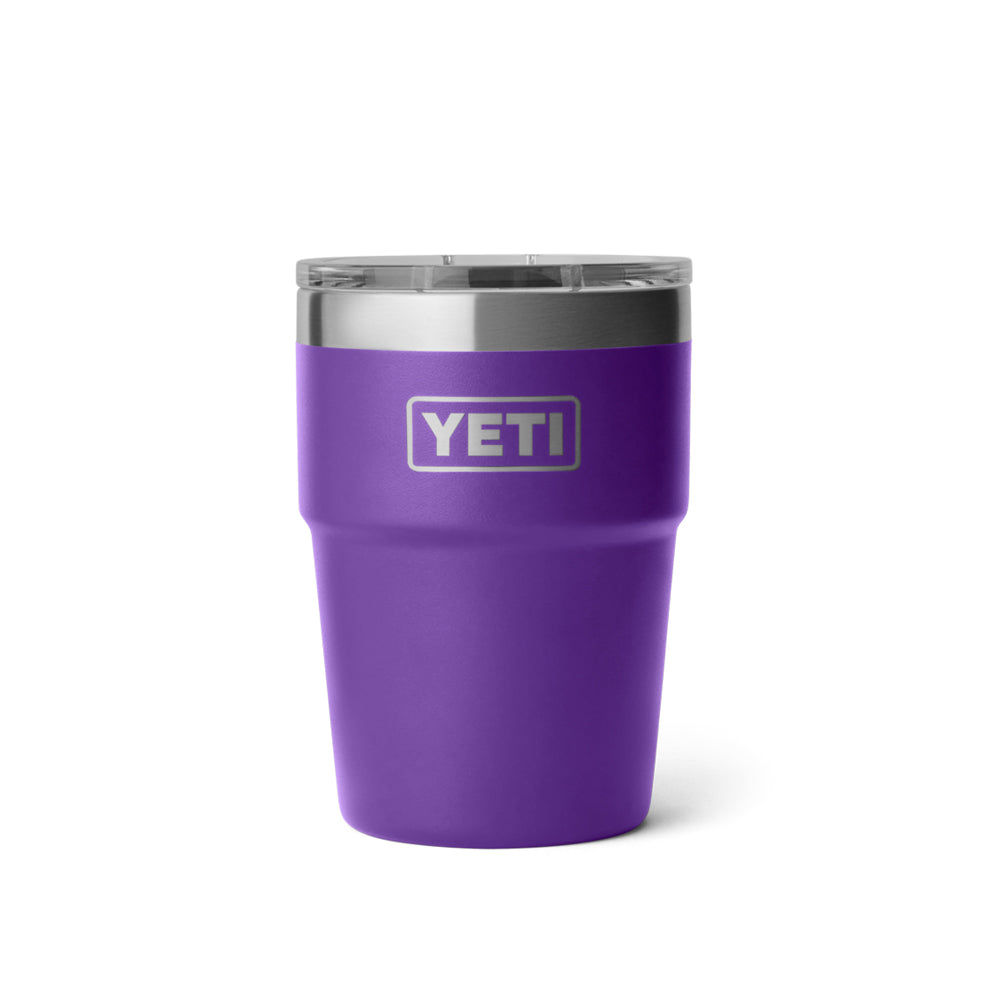 21071508368 TERMO RAMBLER 16oz STACKABLE CUP TAPA MAGNETICA PACE PURPLE MARCA YETI
