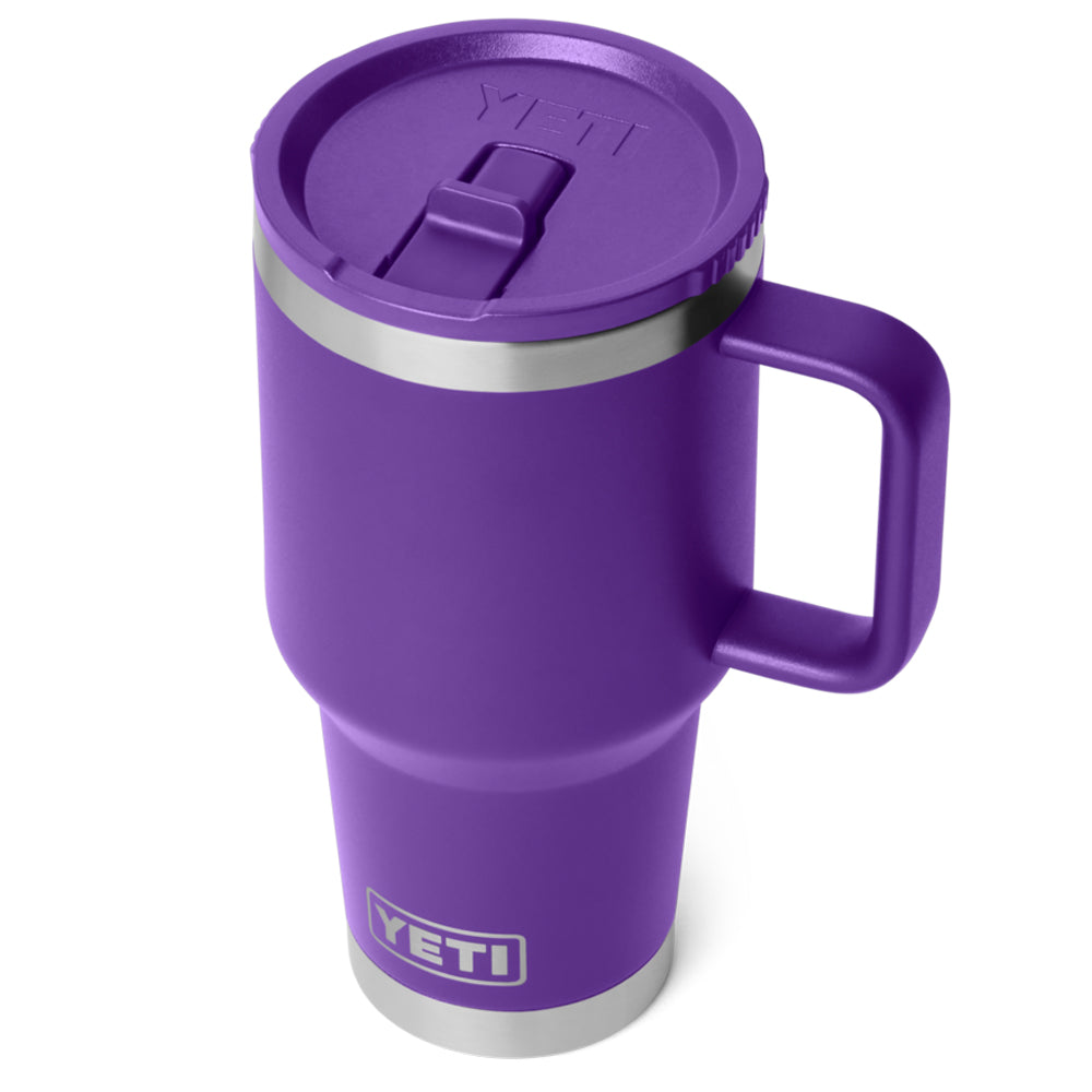 21071508370 TAZA RAMBLER 30oz TRAVEL STRAW MUG CAP COLOR MATCHED PACE PURPLE MARCA YETI
