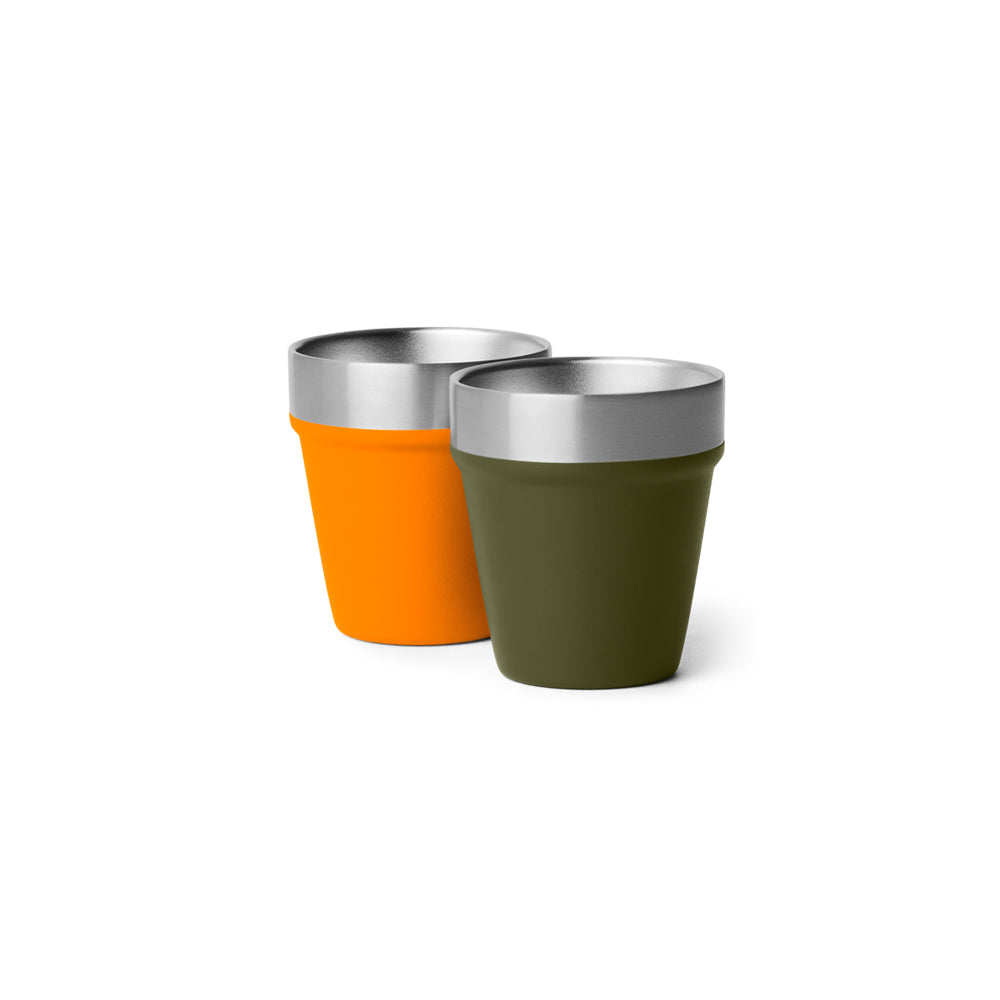 21071508517 VASITOS DE SHOT 4 PIEZAS OLIVE/KING CRAB ORANGE MARCA YETI