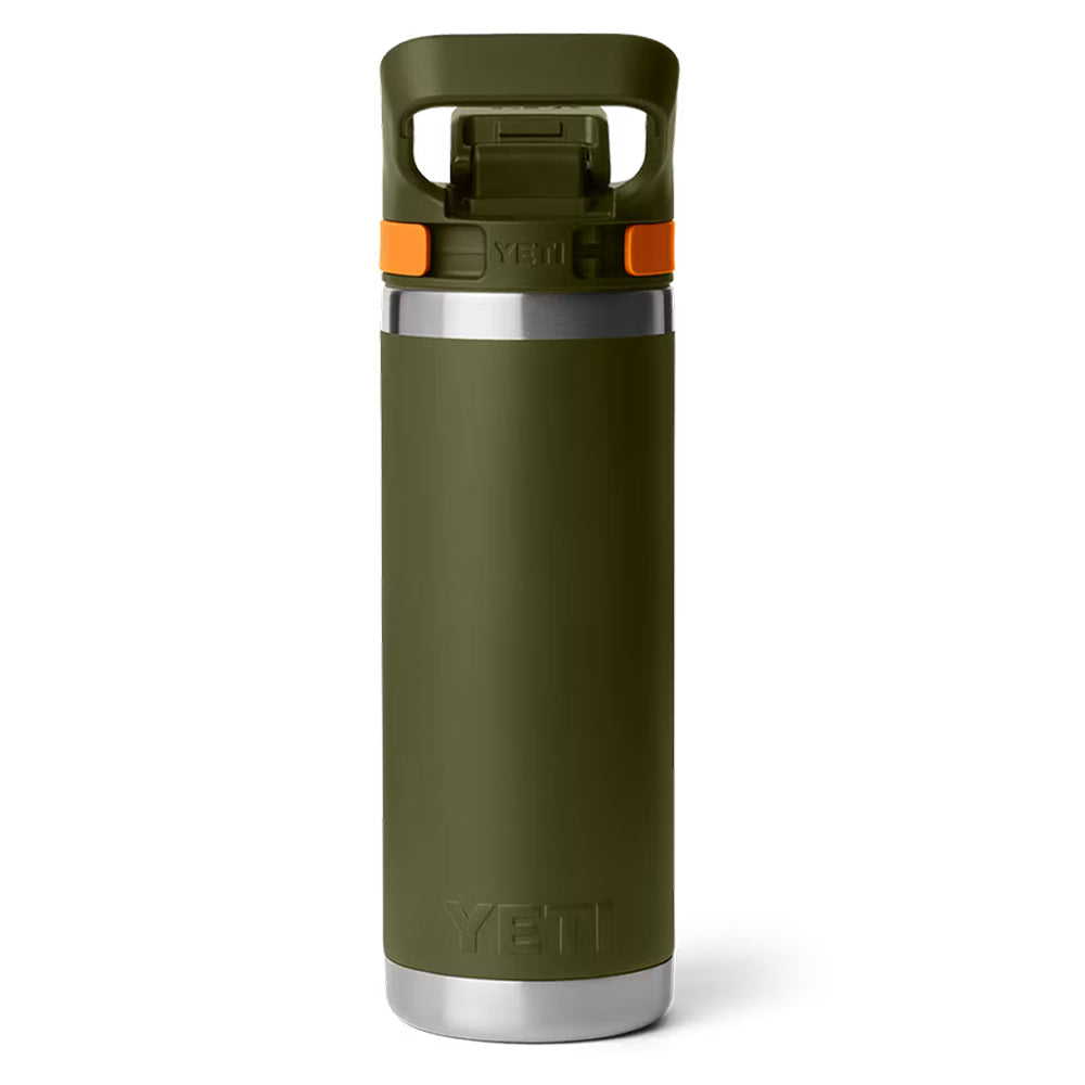 TERMO YETI 18oz BOTTLE CON TAPA FLIP CHUG OLIVE/KING CRAB ORANGE 21071508518