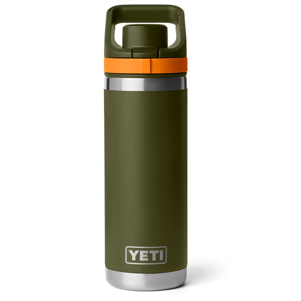 TERMO YETI 18oz BOTTLE CON TAPA FLIP CHUG OLIVE/KING CRAB ORANGE 21071508518