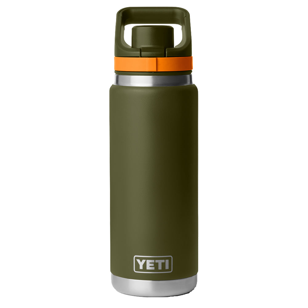TERMO YETI 26oz BOTTLE CON TAPA FLIP CHUG OLIVE/KING CRAB ORANGE 21071508519