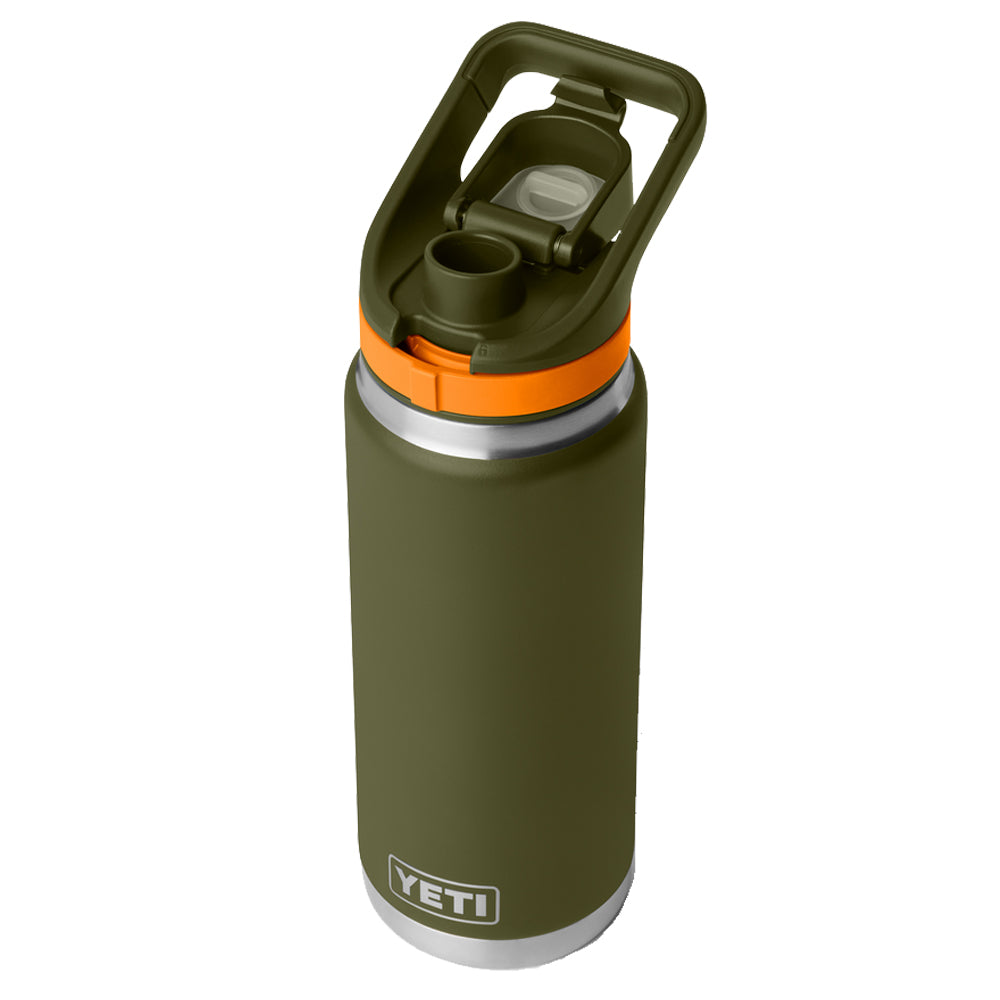 TERMO YETI 26oz BOTTLE CON TAPA FLIP CHUG OLIVE/KING CRAB ORANGE 21071508519