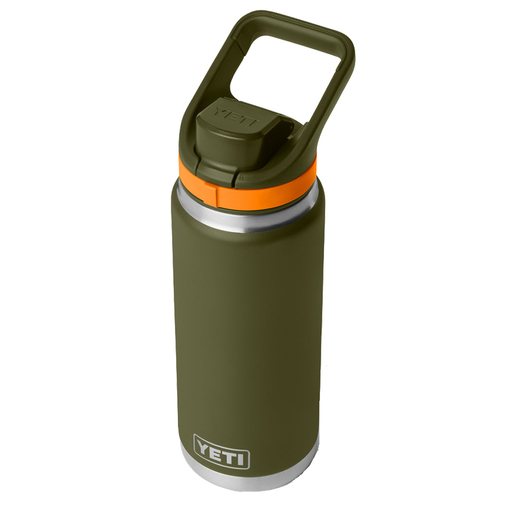 TERMO YETI 26oz BOTTLE CON TAPA FLIP CHUG OLIVE/KING CRAB ORANGE 21071508519