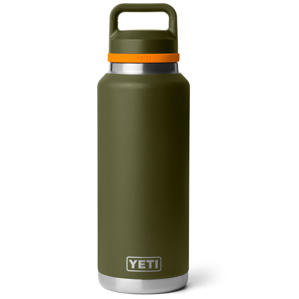 TERMO YETI 46oz BOTTLE CON TAPA CHUG OLIVE/KING CRAB ORANGE 21071508521