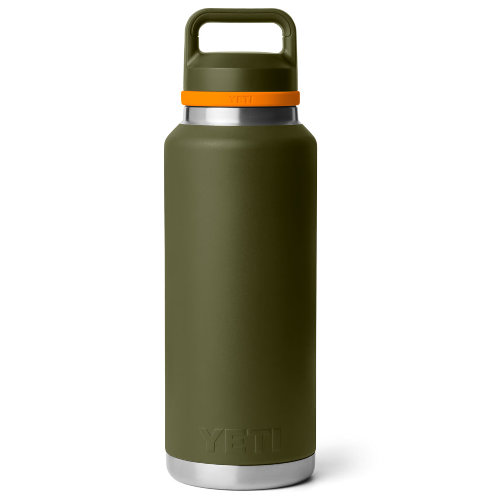 TERMO YETI 46oz BOTTLE CON TAPA CHUG OLIVE/KING CRAB ORANGE 21071508521