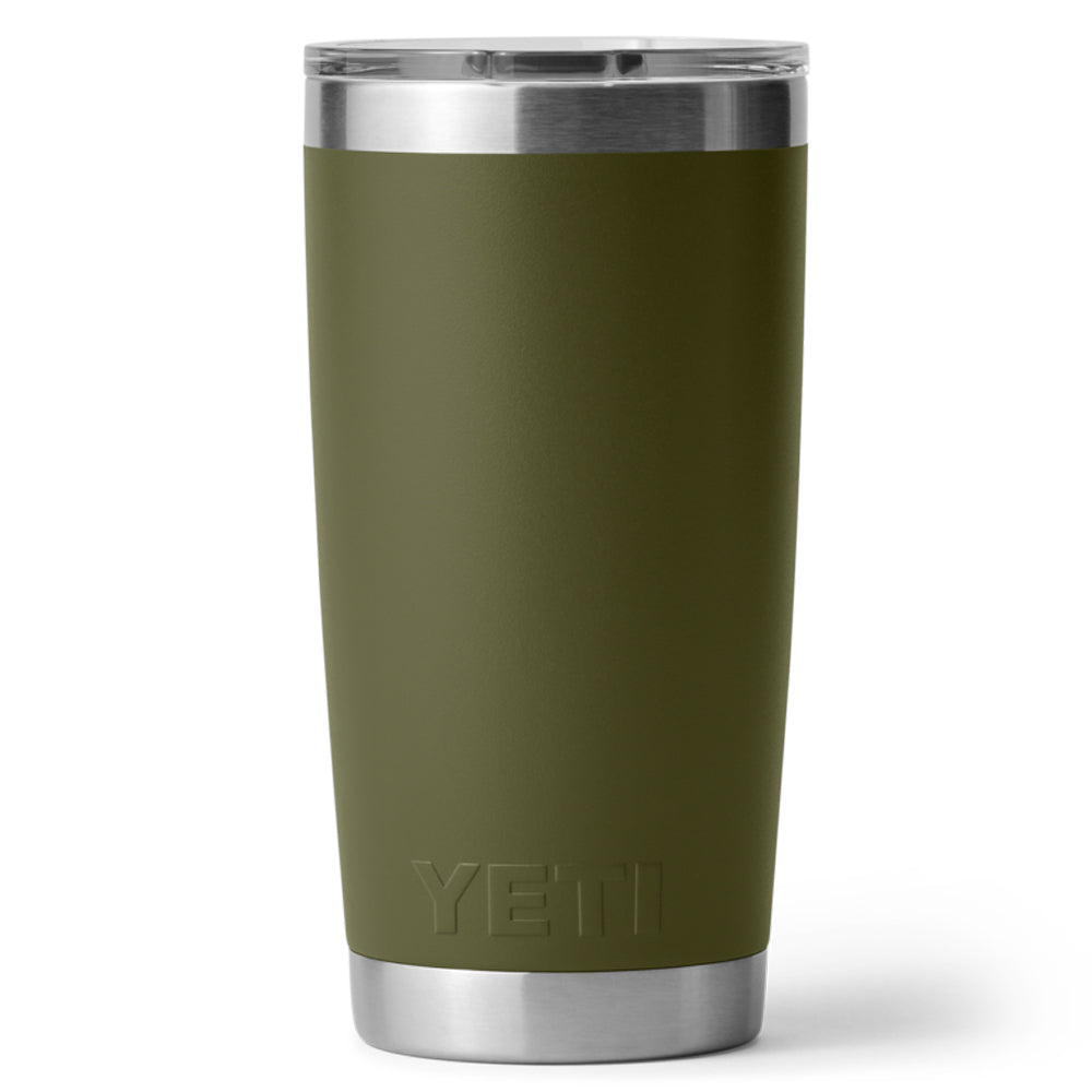 21071508524 TERMO RAMBLER 20oz OLIVE/KING CRAB ORANGE MARCA YETI