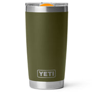 21071508524 TERMO RAMBLER 20oz OLIVE/KING CRAB ORANGE MARCA YETI