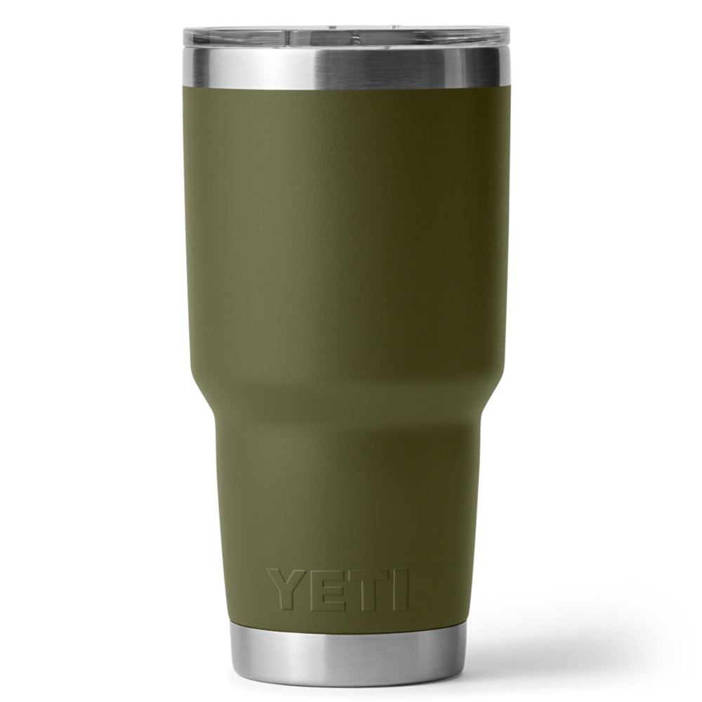 21071508525 TERMO RAMBLER 30oz OLIVE/KING CRAB ORANGE MARCA YETI