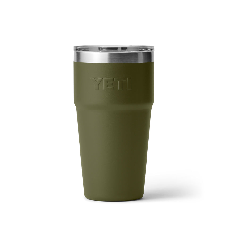 21071508526 TERMO RAMBLER 20oz STACKABLE CUP TAPA MAGNETICA OLIVE/KING CRAB ORANGE MARCA YETI