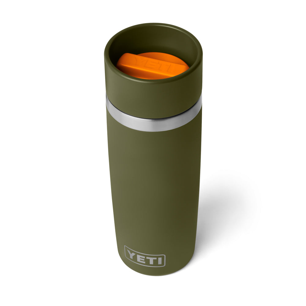 21071508528 TERMO RAMBLER 16oz TRAVEL BOTTLE CON TAPA COMMUTER OLIVE/KING CRAB ORANGE MARCA YETI