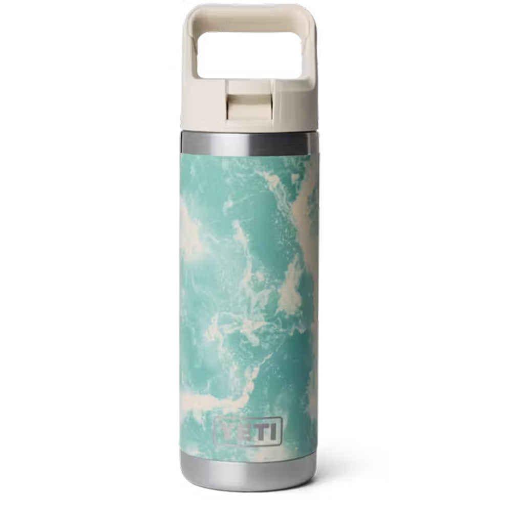 21071508686 TERMO RAMBLER 18oz BOTTLE STRAW CAP COLOR MATCHED SEA VIEW MARCA YETI