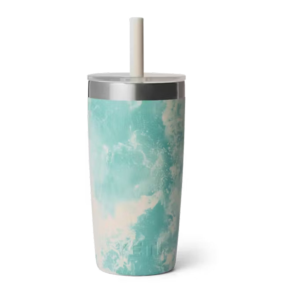 21071508697 TERMO RAMBLER JR 10oz STRAW LID SEA VIEW MARCA YETI