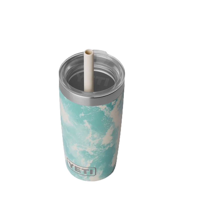 21071508697 TERMO RAMBLER JR 10oz STRAW LID SEA VIEW MARCA YETI