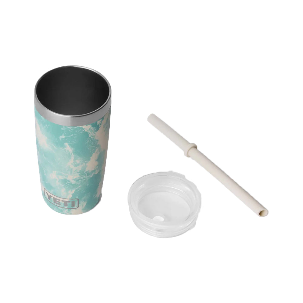 21071508697 TERMO RAMBLER JR 10oz STRAW LID SEA VIEW MARCA YETI