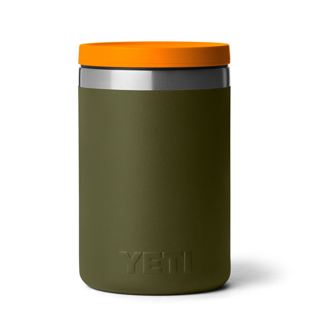 21071508713 TARRO RAMBLER DE COMIDA 16oz OLIVE/KING CRAB ORANGE MARCA YETI