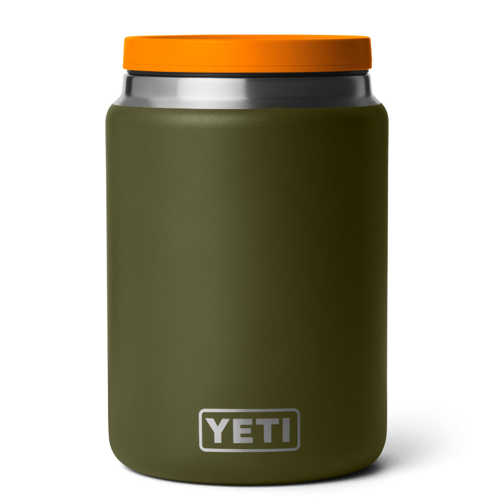 21071508714 TARRO RAMBLER DE COMIDA 24oz OLIVE/KING CRAB ORANGE MARCA YETI