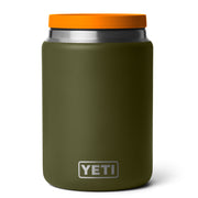 21071508714 TARRO RAMBLER DE COMIDA 24oz OLIVE/KING CRAB ORANGE MARCA YETI