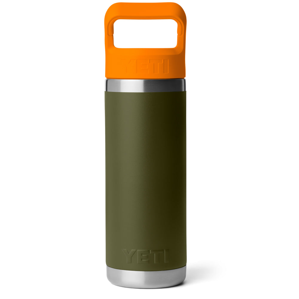 TERMO YETI 18oz BOTTLE CON TAPA STRAW OLIVE/KING CRAB ORANGE 21071508786