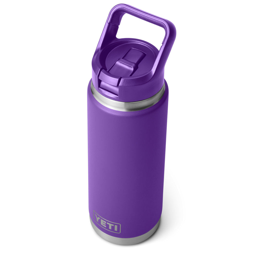 21071508802 TERMO RAMBLER 26oz STRAW BOTTLE COLOR MATCHED PACE PURPLE MARCA YETI