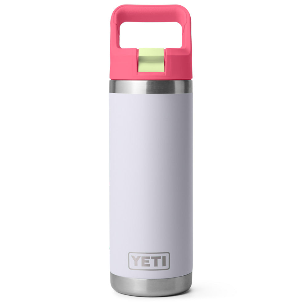21071508904 TERMO RAMBLER 18oz BOTTLE STRAW CAP COLOR MATCHED MIST/PINK/GRASSHOPPER MARCA YETI