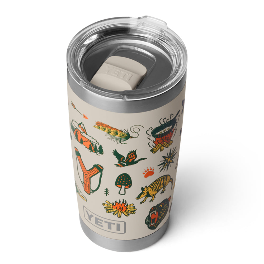21071508910 TERMO RAMBLER 20oz CAPE SUMMERCAMP MARCA YETI