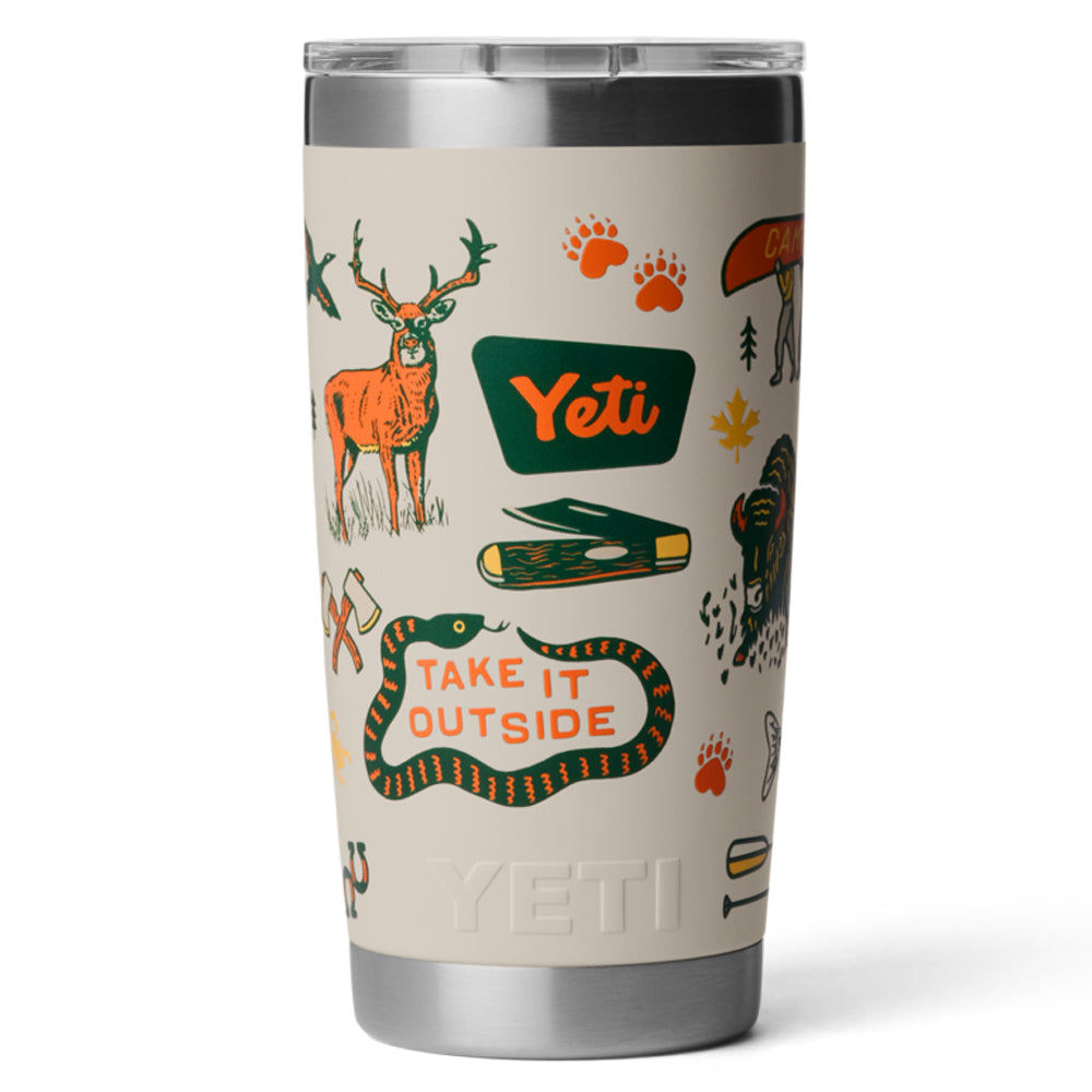 21071508910 TERMO RAMBLER 20oz CAPE SUMMERCAMP MARCA YETI