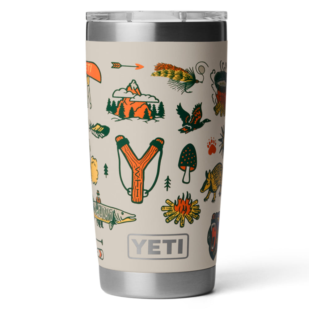 21071508910 TERMO RAMBLER 20oz CAPE SUMMERCAMP MARCA YETI