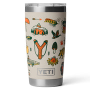 21071508910 TERMO RAMBLER 20oz CAPE SUMMERCAMP MARCA YETI