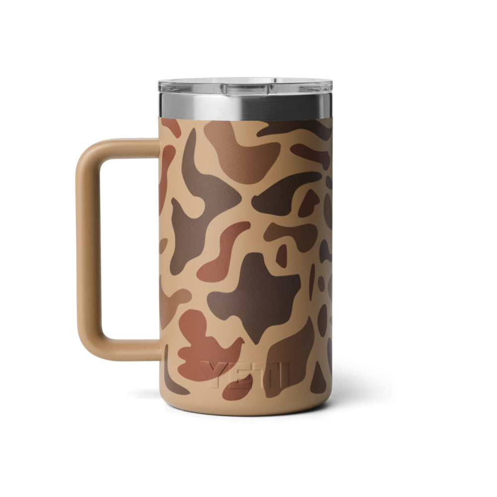 21071508997 TAZA RAMBLER 24oz MUG 2.0 CON CERAMICA TAPA MAGNETICA WETLANDS CAMO MARCA YETI